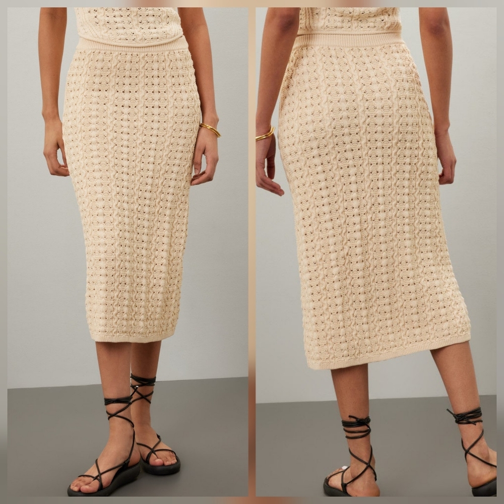 Jason Wu Crochet Knit Skirt Size S